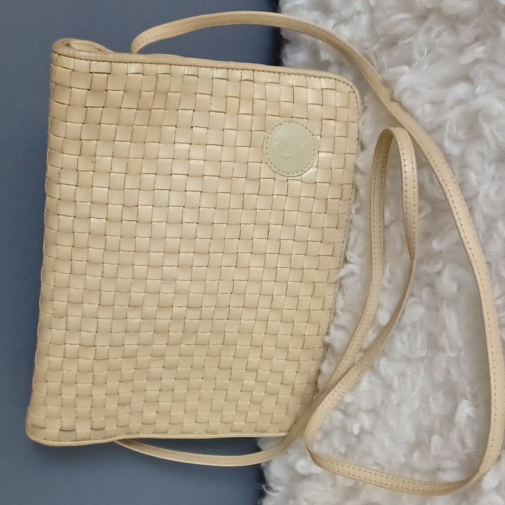 Vintage Carlos Falchi leather crossbody
